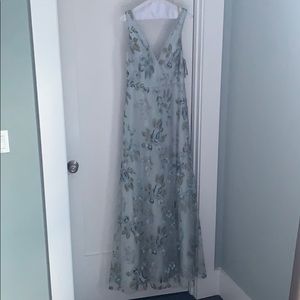 Jenny Yoo floral overlay dress